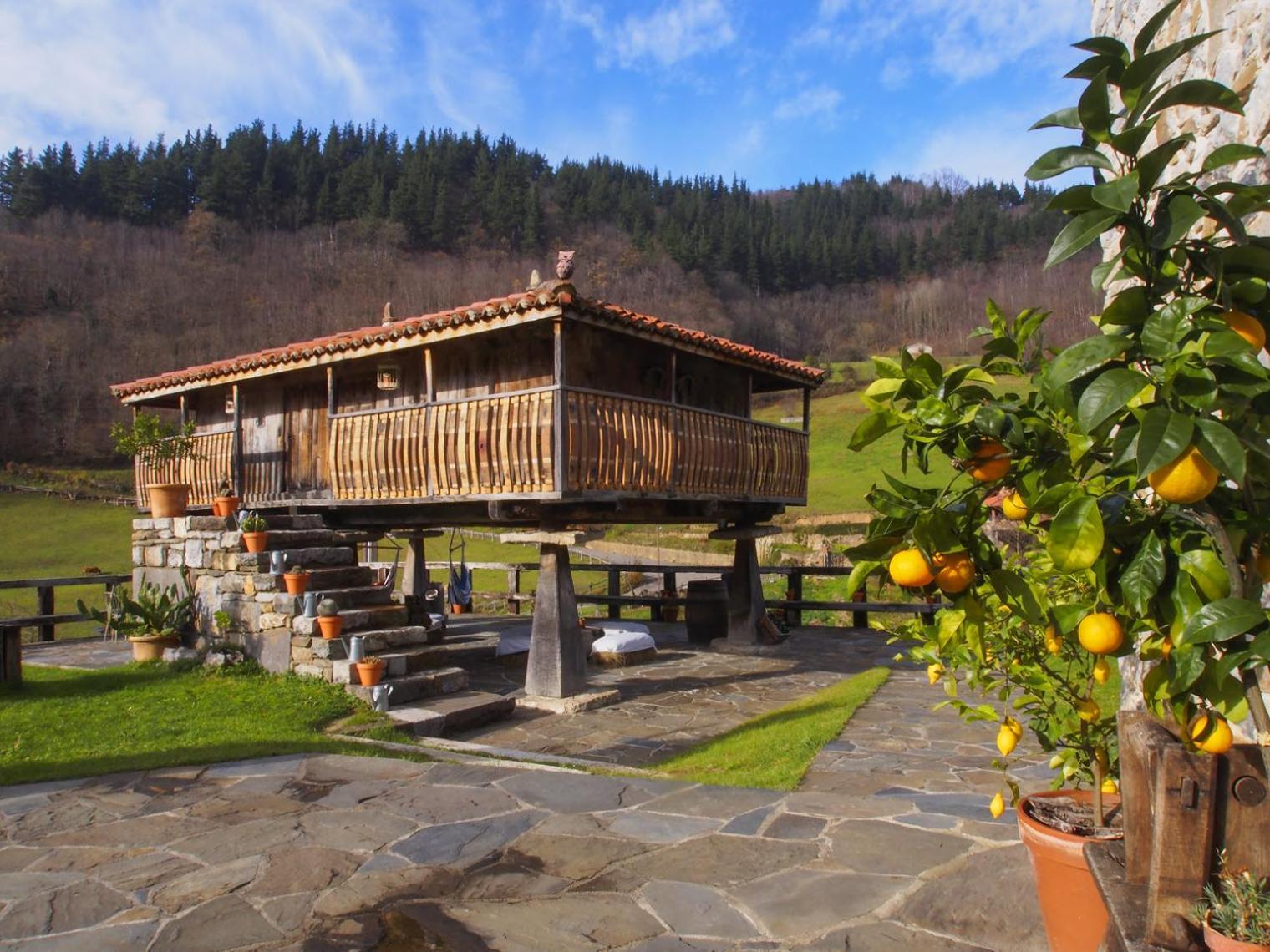 Casona De El Castaniu Hotel Serrapio Buitenkant foto