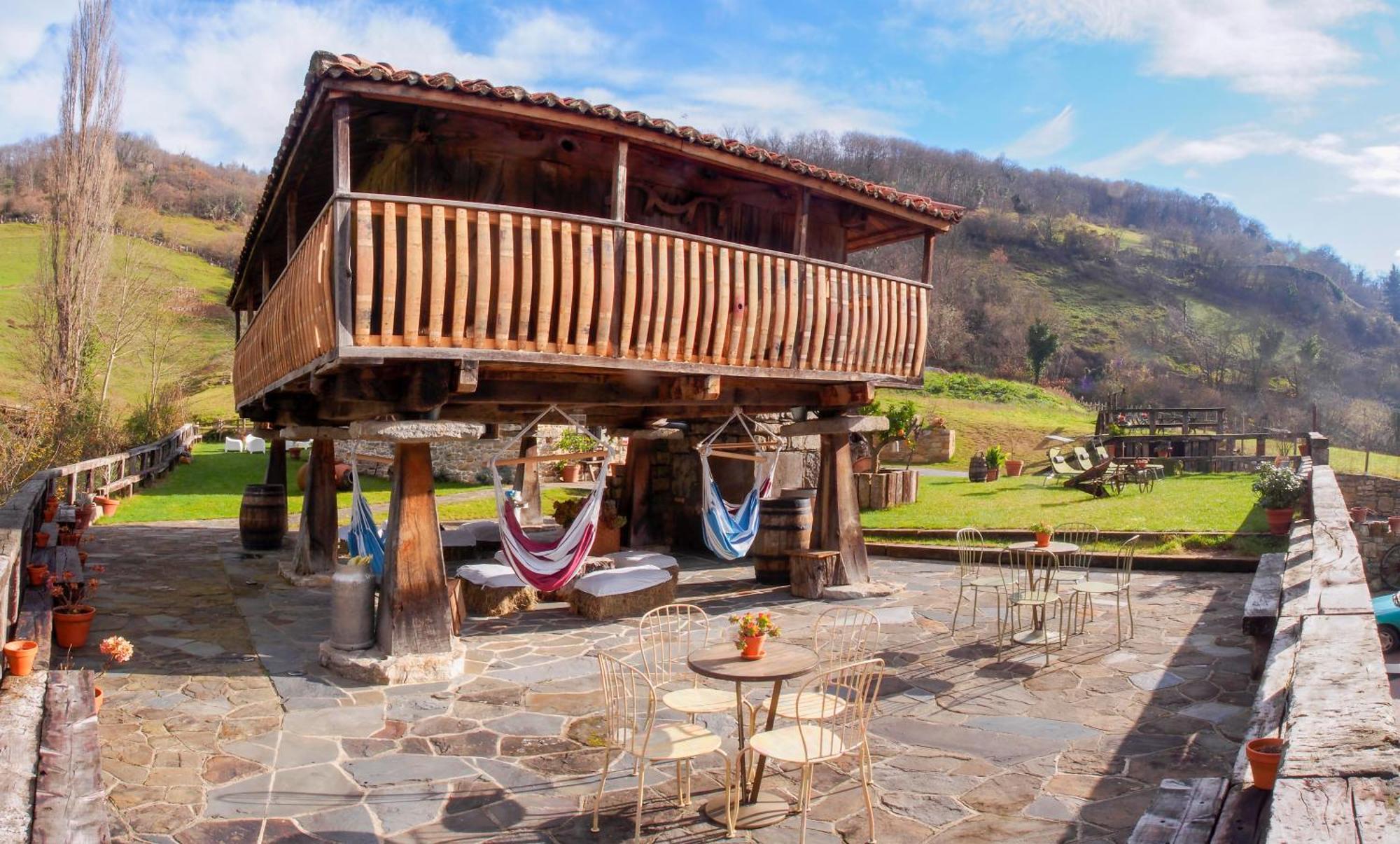 Casona De El Castaniu Hotel Serrapio Buitenkant foto